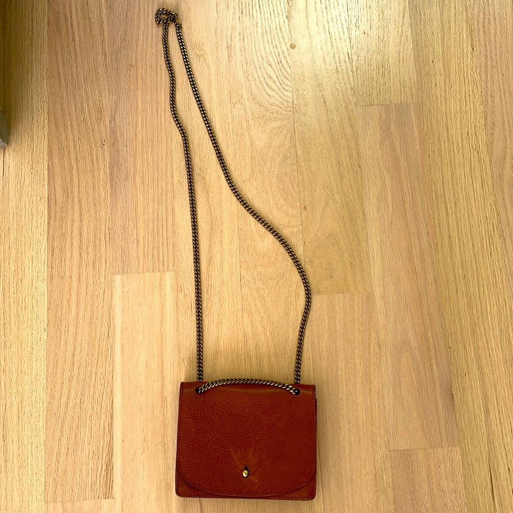 Madewell crossbody wallet purse with chain strap